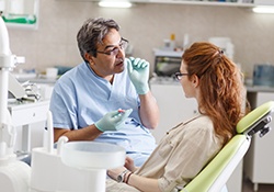 patient and dentist